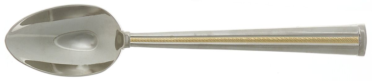 Golden Brocade (Stainless, Gold Accent) Teaspoon by Gorham Silver-1