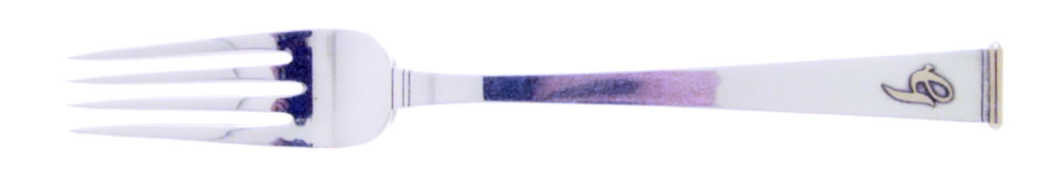 Gold Cipher (Sterling, 1952) Fork by Gorham Silver-1