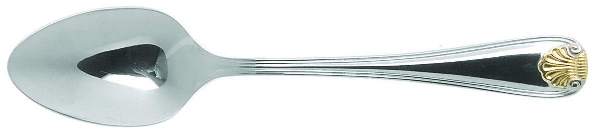 Golden Gorham Shell (Stainless, Gold Accent) Teaspoon by Gorham Silver-1