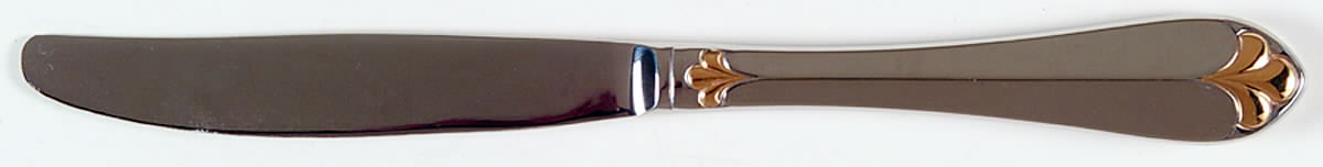 Golden Legacy (Stainless, Gold Accent) Modern Hollow Knife by Gorham Silver-1