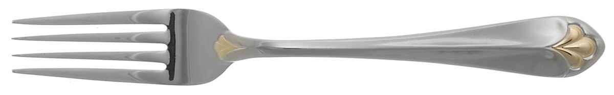 Golden Legacy (Stainless, Gold Accent) Fork by Gorham Silver-1