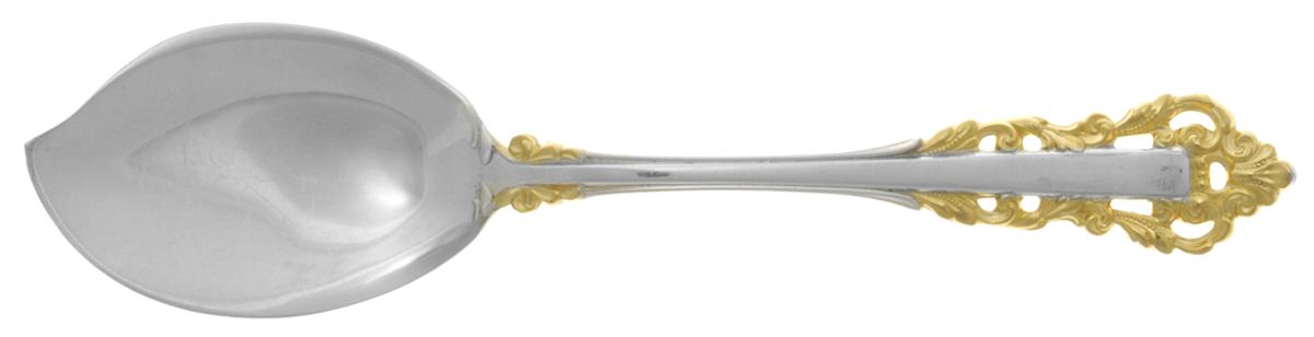 Golden Medici (Sterling, 1971) Large Solid Jelly Server by Gorham Silver-1