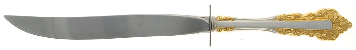 Golden Medici (Sterling, 1971) Small Steak Carving Knife with Stainless Blade by Gorham Silver-1