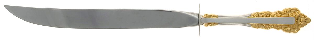 Golden Medici (Sterling, 1971) Knife-Carving/Sm-Stn Bld/Steak by Gorham Silver-1