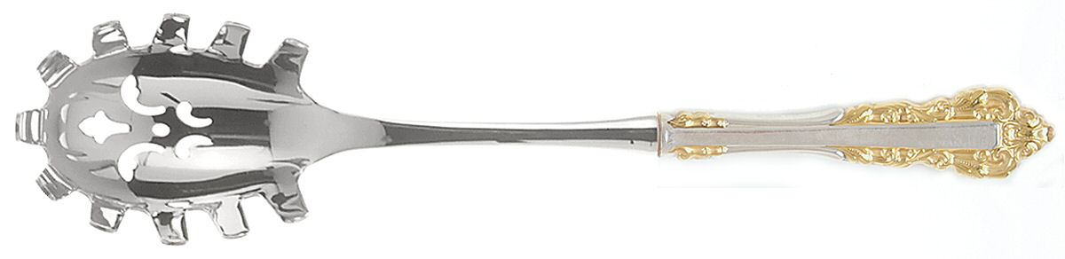 Golden Medici (Sterling, 1971) Pasta Server with Stainless Bowl by Gorham Silver-1