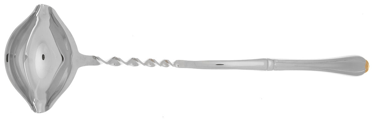 Golden Melon Bud (Stainless-Gold) Punch Ladle with Stainless Bowl HC by Gorham Silver-1