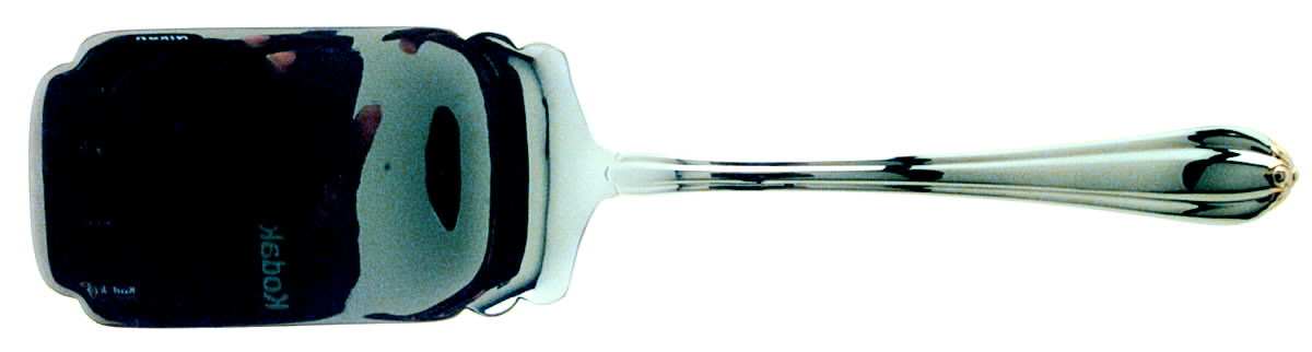 Golden Melon Bud (Stainless-Gold) Lasagna Server, Solid Piece by Gorham Silver-1