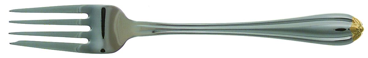 Golden Melon Bud (Stainless-Gold) Individual Salad Fork by Gorham Silver-1