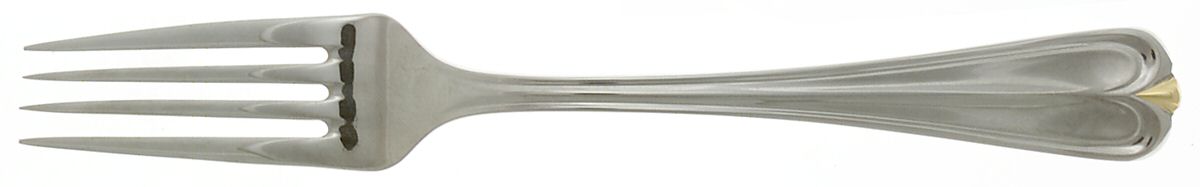 Golden Overture (Stainless, Gold Accent) Fork by Gorham Silver-1