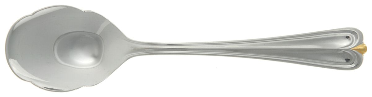 Golden Overture (Stainless, Gold Accent) Sugar Spoon by Gorham Silver-1