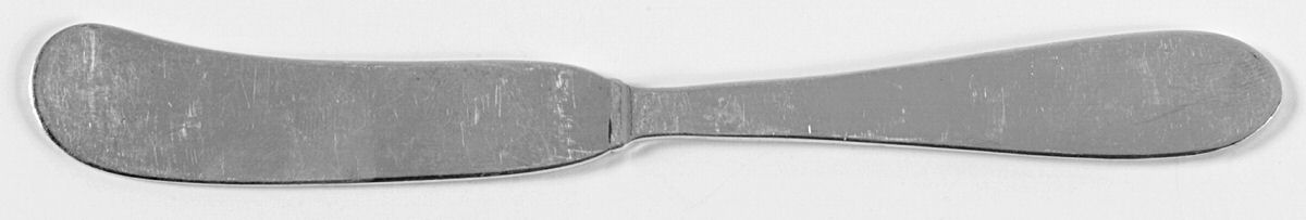 Gorham-Plain (Sterling, 1933) Flat Handle Butter Spreader by Gorham Silver-1