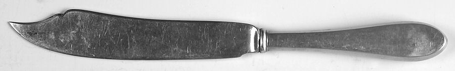 Gorham-Plain (Sterling, 1933) Individual Solid Fish Knife by Gorham Silver-1