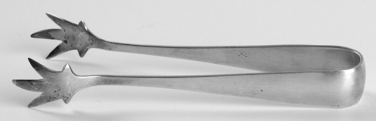 Gorham-Plain (Sterling, 1933) Small Sugar Tongs by Gorham Silver-1