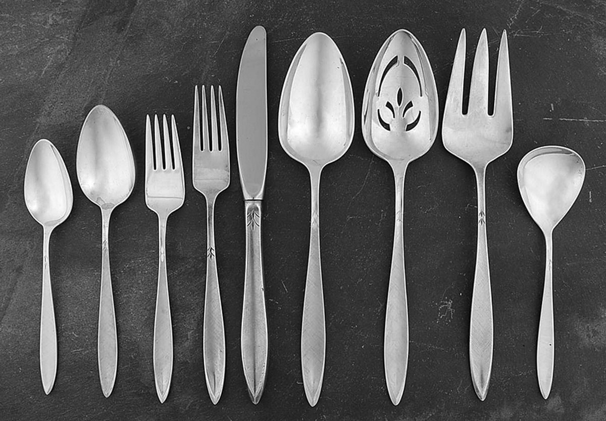 Gossamer (Sterling, 1965, No Monograms) 44 Piece Set by Gorham Silver-1