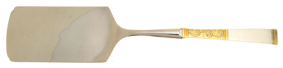 Golden Scroll (Sterling, 1977) Lasagna Server with Stainless Blade HC by Gorham Silver-1