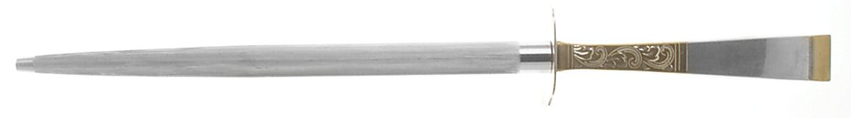 Golden Scroll (Sterling, 1977) Small Steel Rod Sharpener Knife by Gorham Silver-1