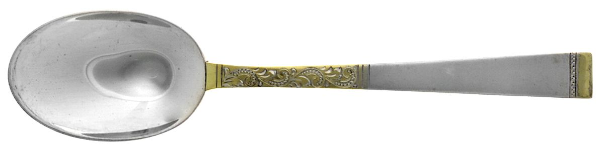 Golden Scroll (Sterling, 1977) Teaspoon by Gorham Silver-1