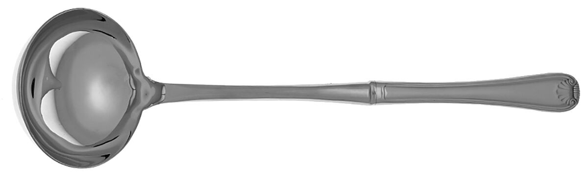 Gorham Shell (Stainless) Soup Ladle with Stainless Bowl HC by Gorham Silver-1