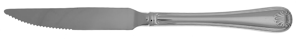 Gorham Shell (Stainless) Steak Knife Individual Hollow, Serrate HC by Gorham Silver-1
