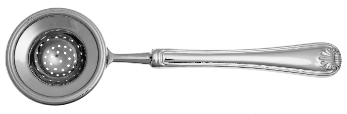 Gorham Shell (Stainless) Tea Strainer Overcup Serving-Stainless Bowl HC by Gorham Silver-1