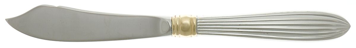 Golden Squire (Stainless, Gold Accent) Hollow Handle Master Butter Knife by Gorham Silver-1