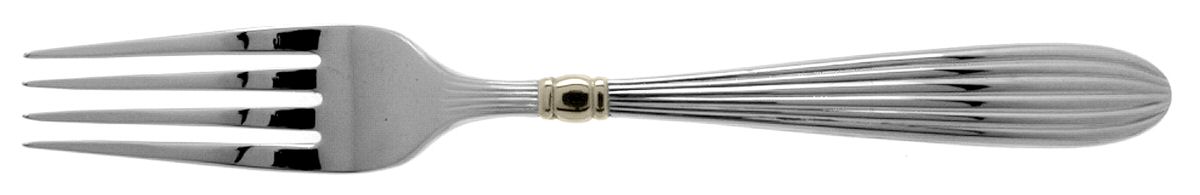 Golden Squire (Stainless, Gold Accent) Fork by Gorham Silver-1