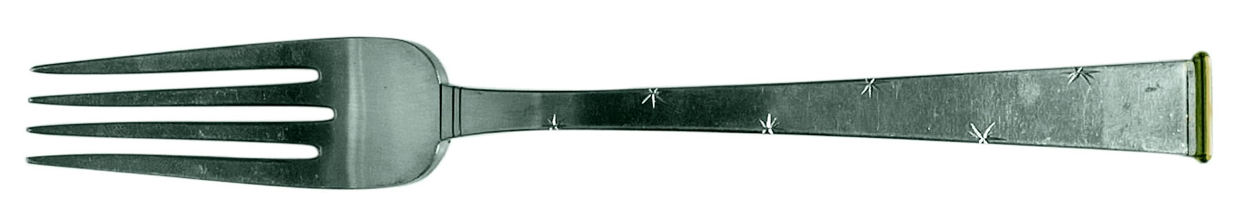 Golden Stardust (Sterling, 1952) Fork by Gorham Silver-1