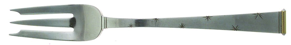Golden Stardust (Sterling, 1952) Individual Salad Fork by Gorham Silver-1