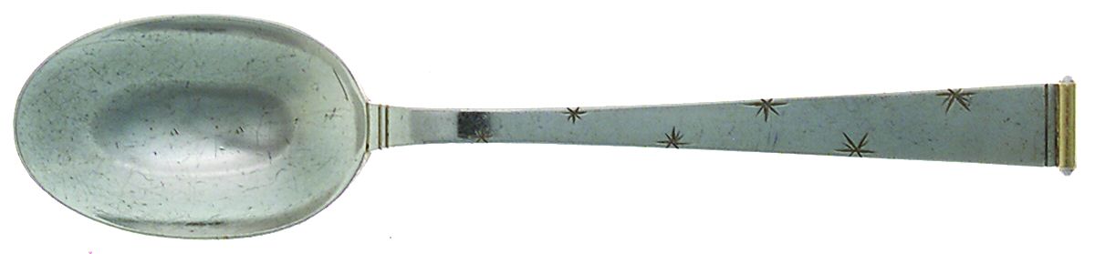 Golden Stardust (Sterling, 1952) Teaspoon by Gorham Silver-1