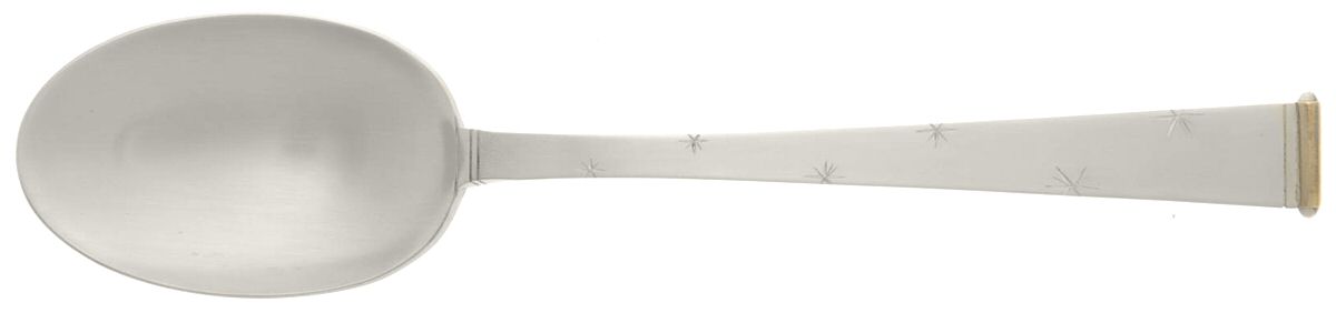Golden Stardust (Sterling, 1952) Dessert/Oval Soup Spoon by Gorham Silver-1
