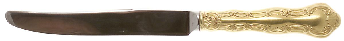 Golden Strasbourg (Sterling, Gold Vermeil) New French Hollow Knife by Gorham Silver-1