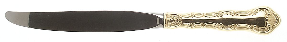Golden Strasbourg (Sterling, Gold Vermeil) Modern Hollow Knife by Gorham Silver-1