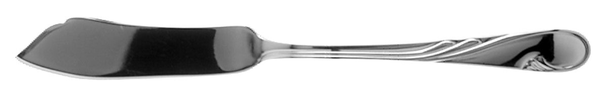 Golden Swirl (Stainless-Gold) Flat Handle Master Butter Knife by Gorham Silver-1
