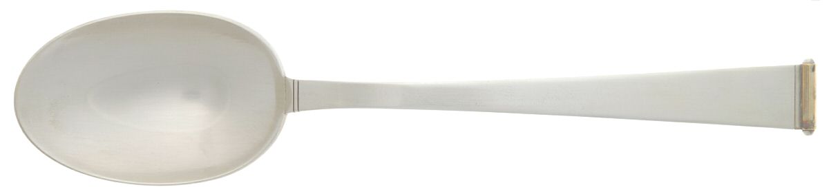 Gold Tip (Sterling, 1952) Dessert/Oval Soup Spoon by Gorham Silver-1