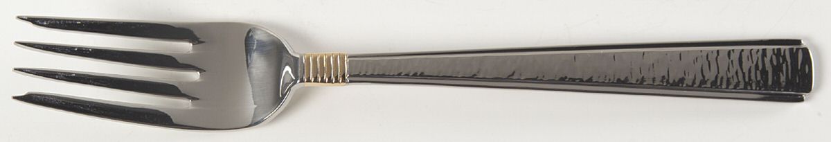 Golden Vista (Stainless, Gold Accent) Individual Salad Fork by Gorham Silver-1