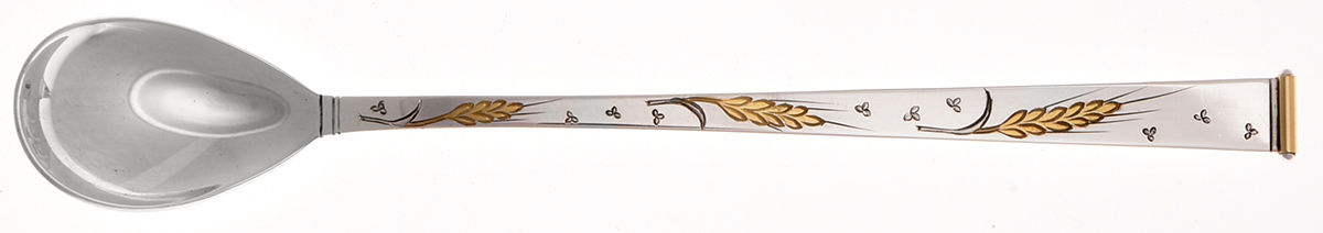 Golden Wheat (Sterling, 1952) Iced Tea Spoon by Gorham Silver-1