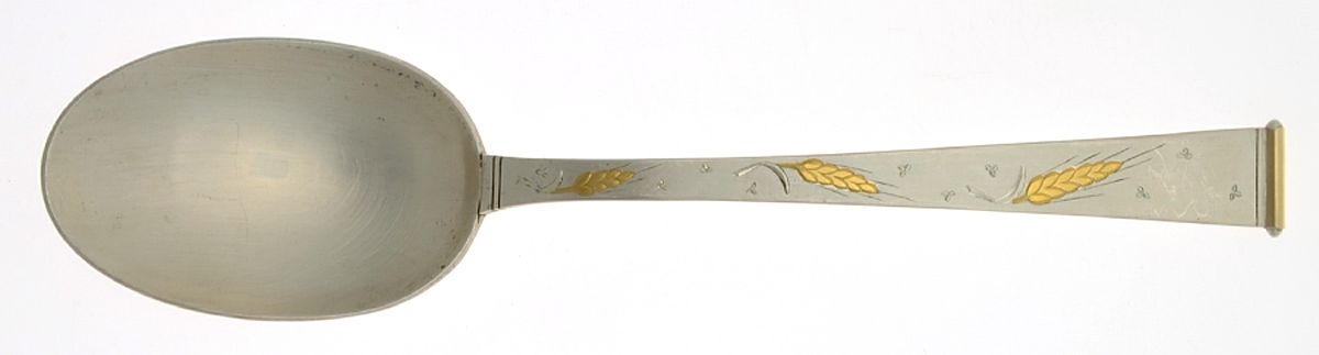 Golden Wheat (Sterling, 1952) Tablespoon (Serving Spoon) by Gorham Silver-1