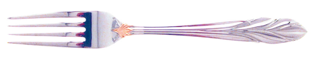 Golden Willow II (Stainless) Fork by Gorham Silver-1