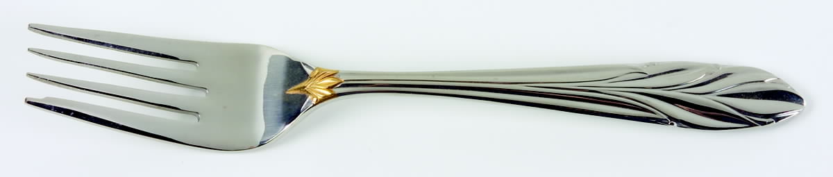 Golden Willow II (Stainless) Individual Salad Fork by Gorham Silver-1