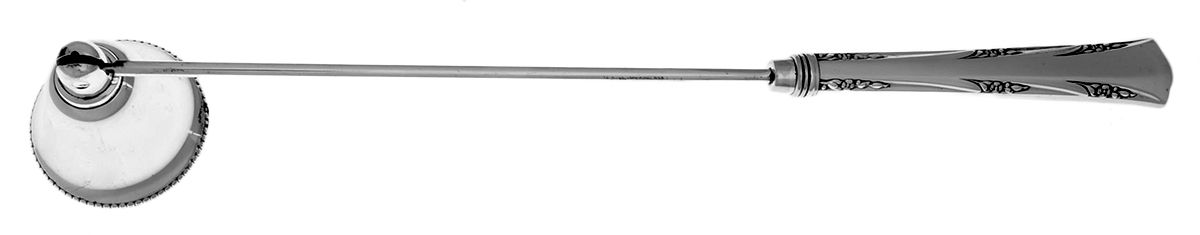 Greenbrier (Sterling, 1938, No Monos) Candle Snuffer with Silverplate Implement by Gorham Silver-1