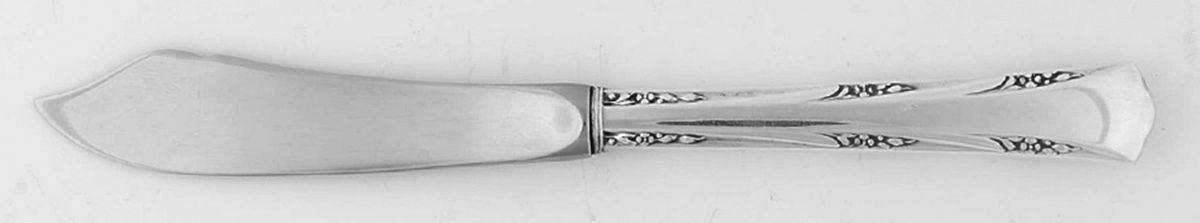 Greenbrier (Sterling, 1938, No Monos) Hollow Handle Master Butter Knife by Gorham Silver-1