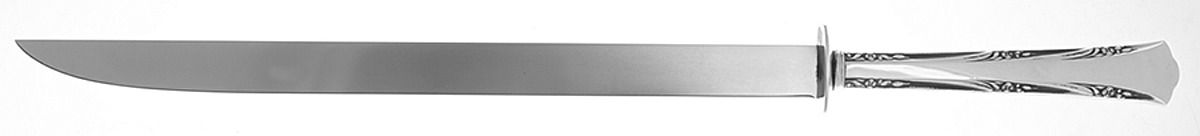 Greenbrier (Sterling, 1938, No Monos) Ham Slicer W/Stainless Blade by Gorham Silver-1