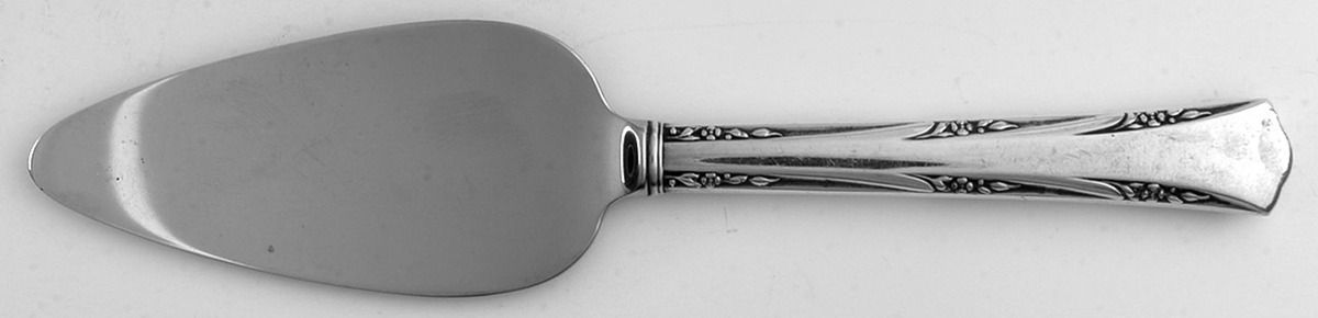 Greenbrier (Sterling, 1938, No Monos) Cheese Server with Stainless Blade by Gorham Silver-1