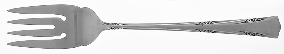 Greenbrier (Sterling, 1938, No Monos) Large Individual Solid Fish/Salad Fork by Gorham Silver-1
