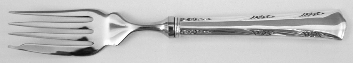Greenbrier (Sterling, 1938, No Monos) Individual Hollow Fish Fork, Stainless Tines by Gorham Silver-1
