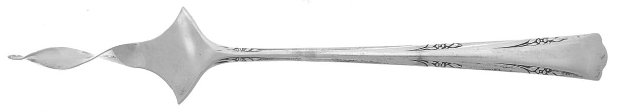 Greenbrier (Sterling, 1938, No Monos) 1 Tine Twist Butter Pick by Gorham Silver-1