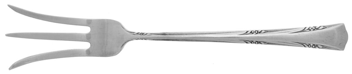 Greenbrier (Sterling, 1938, No Monos) Lemon Fork by Gorham Silver-1