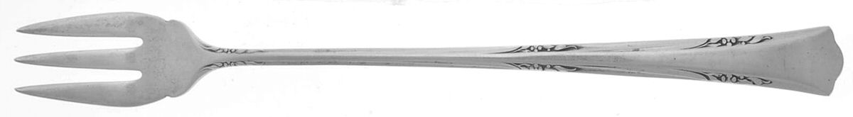 Greenbrier (Sterling, 1938, No Monos) Cocktail/Seafood Fork by Gorham Silver-1