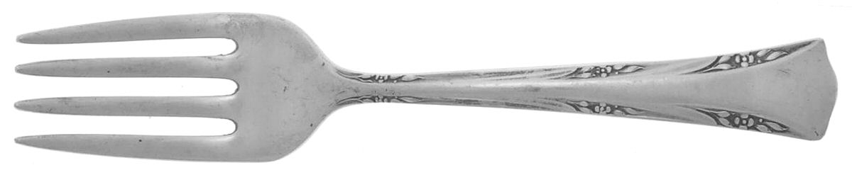 Greenbrier (Sterling, 1938, No Monos) Baby Fork by Gorham Silver-1