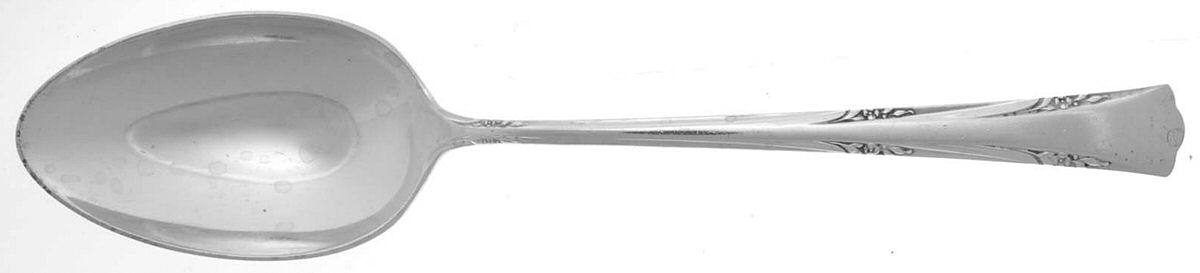 Greenbrier (Sterling, 1938, No Monos) Tablespoon (Serving Spoon) by Gorham Silver-1